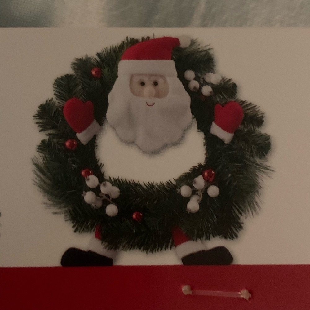 Santa Wreath Decor